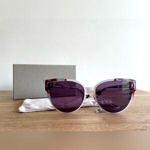 New! CHRISTIAN DIOR WILDLY DIOR HAVANA PINK/PURPLE SUNGLASSES AUTHENTIC